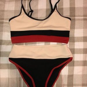 Color block bikini